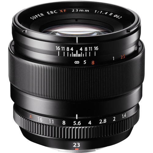 The current Fujifilm XF 23mm f/1.4 R Lens