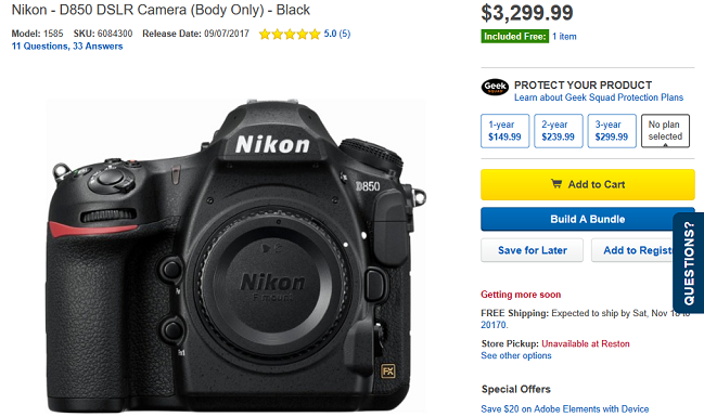 Nikon-D850-in-Stock-at-BestBuy