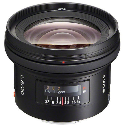 The Current Sony 20mm f/2.8 A-mount Lens